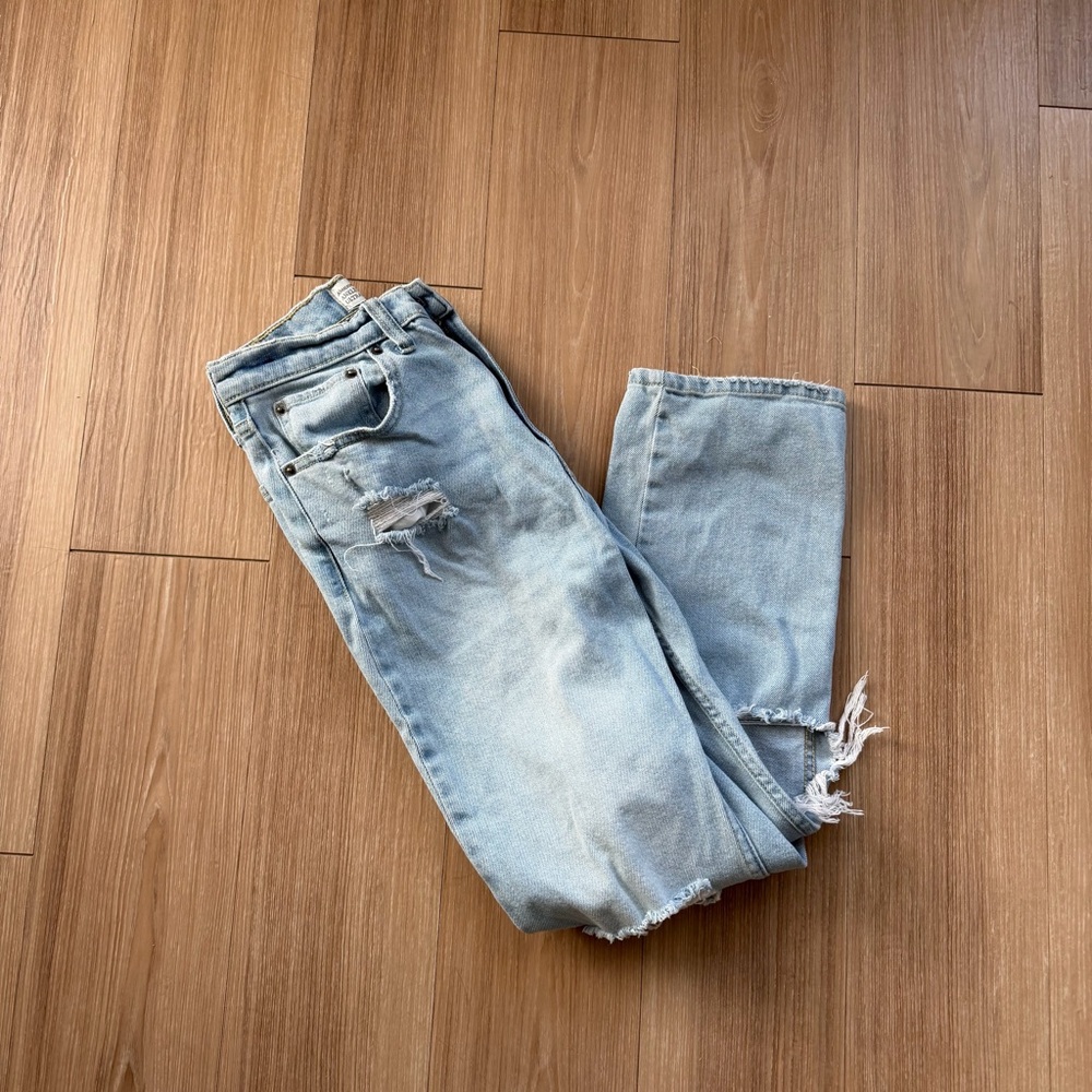 Abercrombie and Fitch Ankle Straight Ultra High Rise